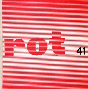 konkrete poesie international 2 - rot 41