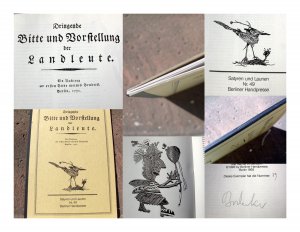 Dringende Bitte und Vorstellung der Landleute. Ein Nachtrag zur ersten Bitte meines Bruders. Faksimile der Ausgabe Berlin, 1792 nach dem Original des […]