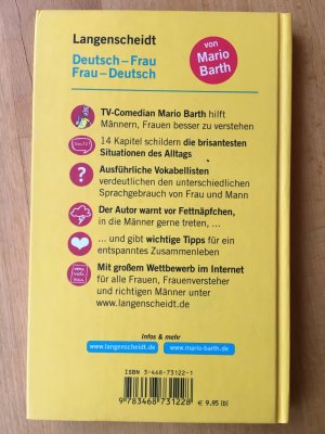 gebrauchtes Buch – Barth, Mario; Barth – Langenscheidt Frau-Deutsch/Deutsch-Frau - Schnelle Hilfe für den ratlosen Mann