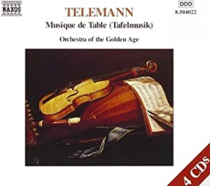 gebrauchter Tonträger – Orchestra of the Golden Age – Georg Philipp Telemann: Tafelmusik Vol.1-4  (4 CDs)