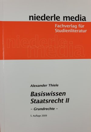 gebrauchtes Buch – Alexander Thiele – Basiswissen Staatsrecht II - Grundrechte - 2020