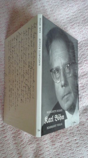 antiquarisches Buch – Margarete Roemer – Karl Böhm. Autogramm