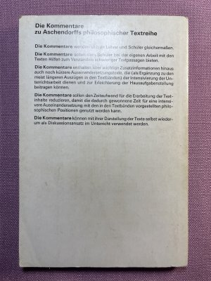 gebrauchtes Buch – Armin Müller – Aschendorffs philosophische Textreihe - Kurs 2 - Erkenntnis- und Wissenschaftstheorie