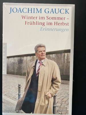 gebrauchtes Buch – Joachim Gauck – Winter im Sommer – Frühling im Herbst - Erinnerungen