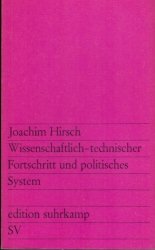 Wissenschaftlich - technischer Fortschritt und politisches System. Organisation und Grundlagen administrativer Wissenschaftsförderung in der BRD.