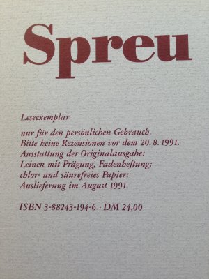 Spreu