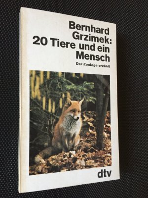 gebrauchtes Buch – Bernhard Grzimek – 20 Tiere und ein Mensch