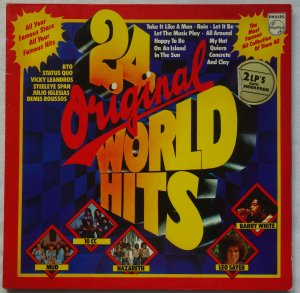 gebrauchter Tonträger – Diverse - z.B. Leo Sayer, 10CC, Status Quo, Nazareth, Vicky Leandros, uva... – 24 Original World Hits