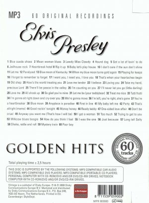 gebrauchter Tonträger – Elvis Presley – Elvis Presley - Golden Hits - 60 Original Recordings - 60 Hits MP3