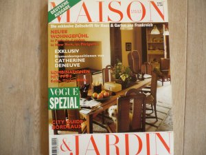 MAISON & JARDIN - 94001, Deutsche Ausgabe: neues Wohngefühl; Kombinationen mit Pfiff, Vogue spezial, City Guide Bordeaux