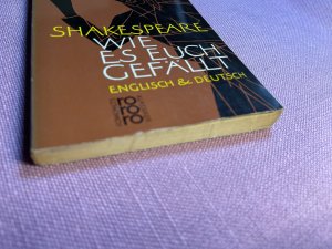 antiquarisches Buch – Shakespeare – Wie es euch gefällt. Englisch und Deutsch. Rowohlt Klassiker 125