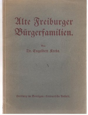 Alte Freiburger Bürgerfamilien