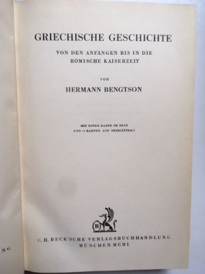 Griechische Geschichte von den Anfängen bis in die römische Kaiserzeit.