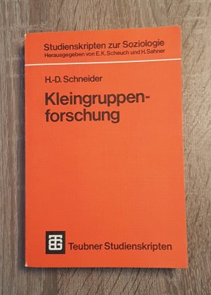 gebrauchtes Buch – Dr. Phil. H – Kleingruppenforschung Studienskripten zur Soziologie