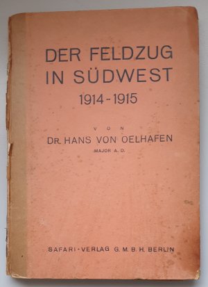 Der Feldzug in Südwest 1914-1915