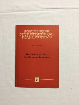 antiquarisches Buch – Iring Fetscher – Schriftenreihe der Bundeszentrale für Heimatdienst Heft 40