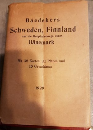 Schweden, Finnland, und die Hauptreisewege durch Dänemark,