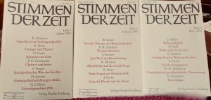 gebrauchtes Buch – Wolfgang Seibel SJ u – Stimmen der Zeit.  Kompletter Jahrgang   1995  ( Konvolut 12 Hefte  )