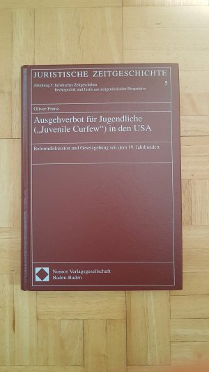 gebrauchtes Buch – Oliver Franz – Ausgehverbot für Jugendliche ("Juvenile Curfew") in den USA