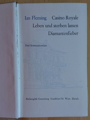 antiquarisches Buch – Ian Fleming – Casino Royale / Leben und sterben lassen / Diamantenfieber