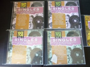 gebrauchter Tonträger – div. – 5 CDs - The Singles 1957 - 1959 - Rock