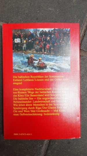 gebrauchtes Buch – Schilling, Heinz D – Sowjetunion /Die baltischen Republiken ein politisches Reisebuch