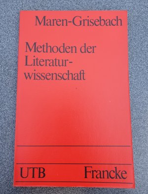 Methoden der Literaturwissenschaft.