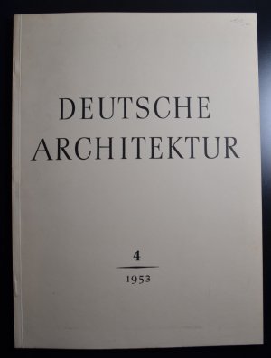 antiquarisches Buch – Deutsche Architektur. Band 4. 1953