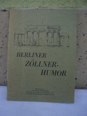 antiquarisches Buch – Bezirksverband Berlin – Berliner Zöllner Humor