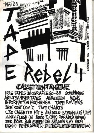 gebrauchtes Buch – Pickart, Winfried  – Tape Rebel 4 - Cassettenfanzine Mai ´88