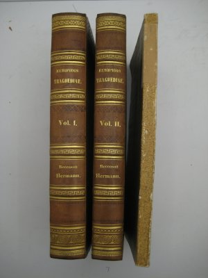 Tragoediae. Rec. G. Hermann.  Bde. 1-2 in 7 Teilen und Bd. 3/1 (Alles Erschienene).