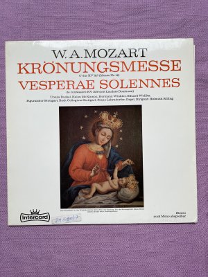 gebrauchter Tonträger – Wolfgang Amadeus Mozart – Krönungsmesse / Vesperae Solennes