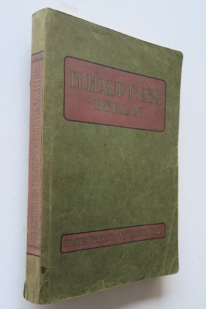 Hauptner, H. Catalogue de la Fabrique d