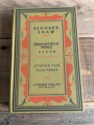 antiquarisches Buch – Bernard Shaw – Dramatische Werke - Band III