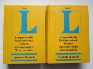 Langenscheidts: Fachwörterbuch Technik und angewandte Wissenschaften - Spanisch (1.) Spanisch-Deutsch + 2.) Deutsch-Spanisch) / Diccionario Langenscheidt […]