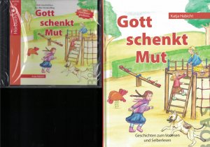 gebrauchtes Buch – Katja Habicht – Gott schenkt Mut - Geschichten zum Vorlesen und Selberlesen + 5 CDs