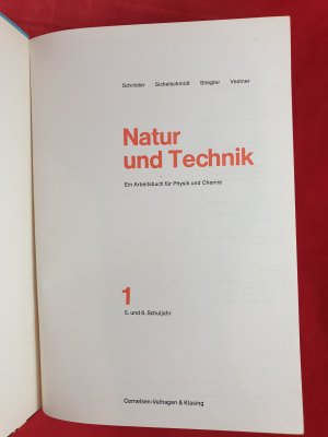 gebrauchtes Buch – Schröder/ Sichelschmidt/ Stiegler/ Vestner – Natur und Technik