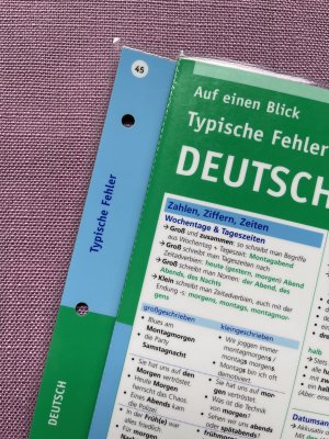 gebrauchtes Buch – Sylvia Klötzer – PONS Typische Fehler auf einen Blick Deutsch - kompakte Übersicht, effizient Fehler vermeiden