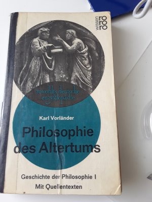 Philosophie des Altertums.