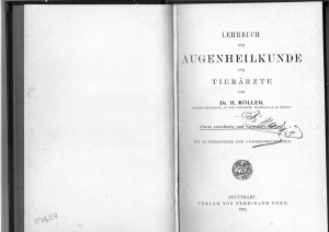 antiquarisches Buch – H Möller – Lehrbuch der Augenheilkunde für Tierärzte