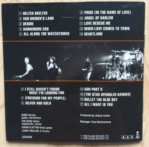 gebrauchter Tonträger – U2 – U2 - Rattle and Hum