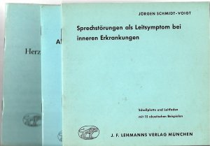 Konvolut von drei Medizinischen Leitfäden plus dazugehörigen Schallplatten Thema : Herzgeräusche- Erkrankung, Beschreibung lesen