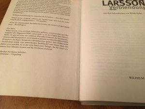 gebrauchtes Buch – Stieg Larsson – Verblendung (1)