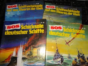 SOS Schicksale deutscher Schiffe + Schiffsschicksale auf den Meeren der Welt - Sammlung 15 Stück