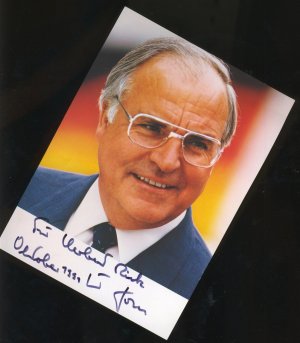 Autogramm für Herbert Rick 1991