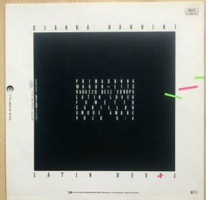 gebrauchter Tonträger – Gianna Nannini – Gianna Nannini - Latin Lover