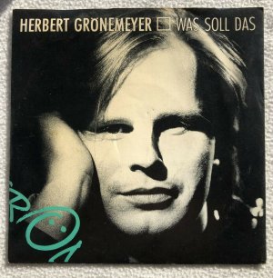 gebrauchter Tonträger – Herbert Grönemeyer – Herbert Grönemeyer - Was soll das - Keine Heimat