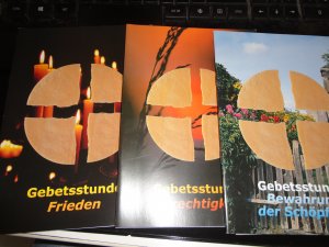 gebrauchtes Buch – 3 x Gebetsstunde Gerechtigkeit + Bewahrung der Schöpfung + Frieden