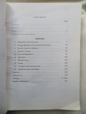 gebrauchtes Buch – Arshad Zaman  – Pakistan Economic Survey 1984 - 1985