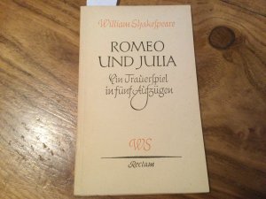 gebrauchtes Buch – William Shakespeare – Romeo und Julia